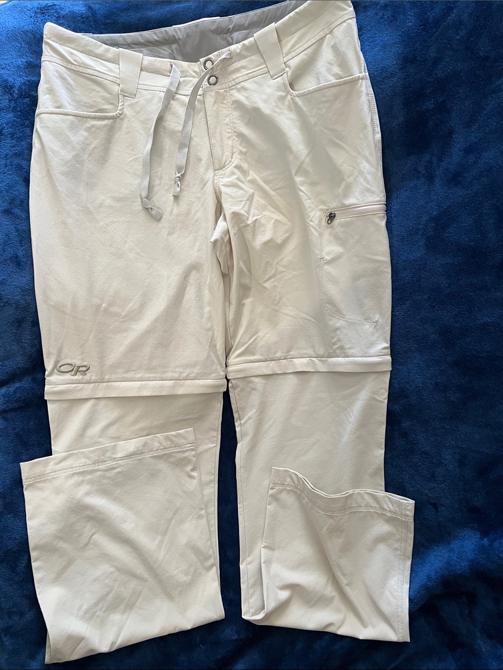 Outdoor Research White Women’s Convertible Zip-Off Track Pants